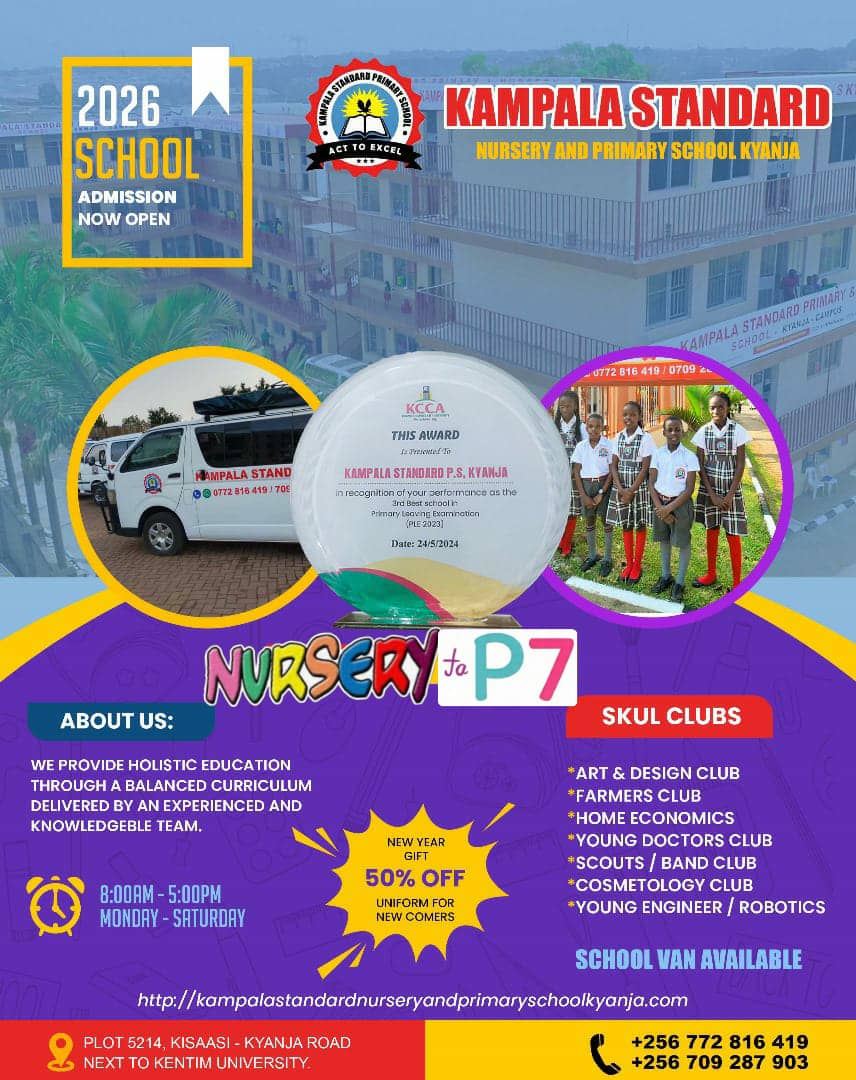 2025 PLE RESULTS: KAMPALA STANDARD NURSERY &  PRIMARY SCHOOL-KYANJA TOPS KAMPALA SCHOOLS AGAIN IN PLE 2025.