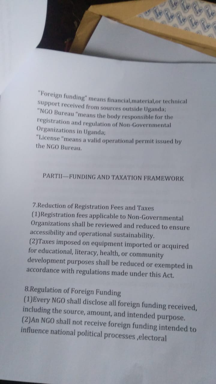 Proposed NGO Funding Bill Sparks Civil Society Debate in Kampala