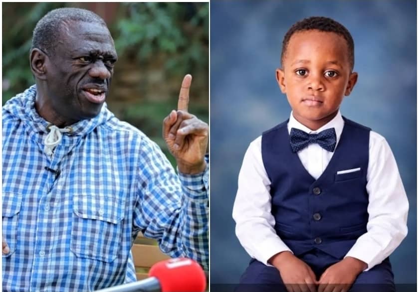 SORROW AND GRIEF: Dr. KIIZA BESIGYE LOSES HIS GRANDSON RAI.